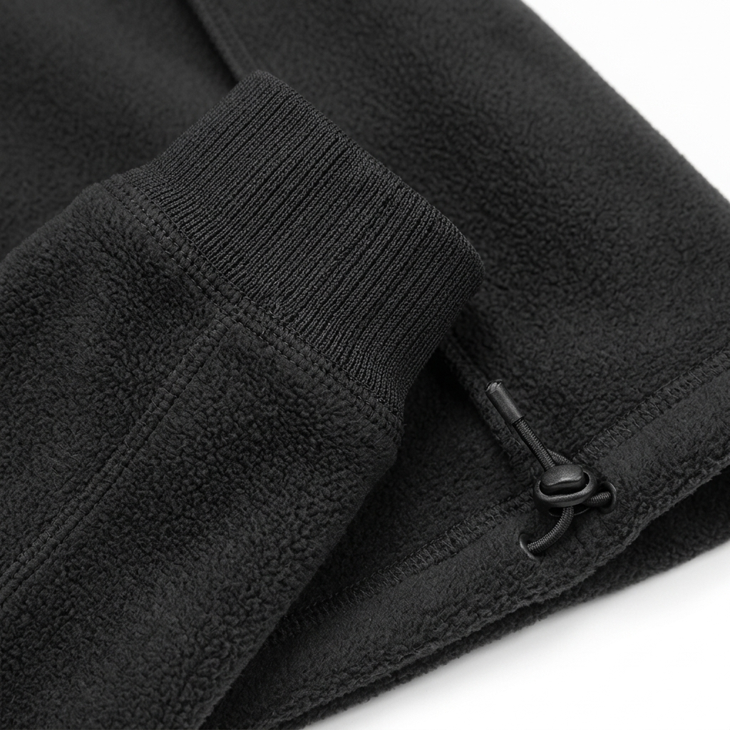 v2 cuff and hem detail