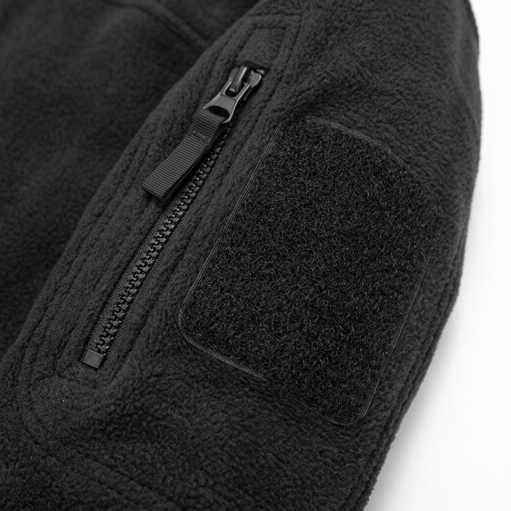 v2 sleeve velcro detail