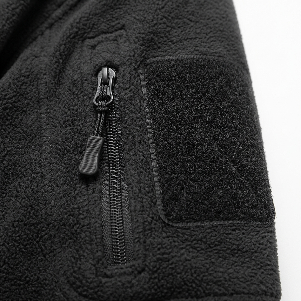 v2 sleeve velcro detail