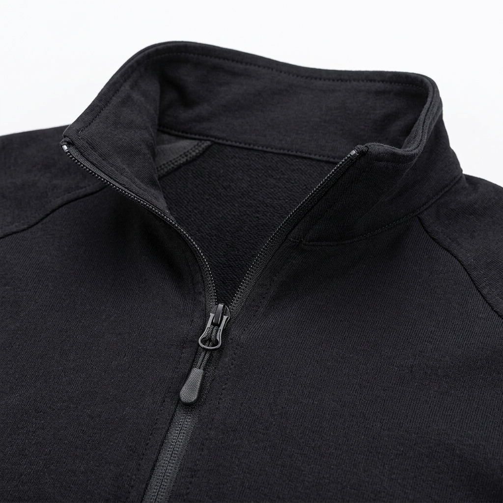 v2 collar zip detail