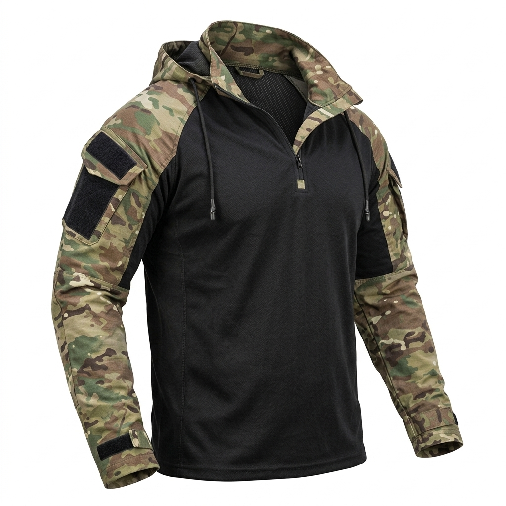 TactWild Triumph Performance Fleece dark khaki camo