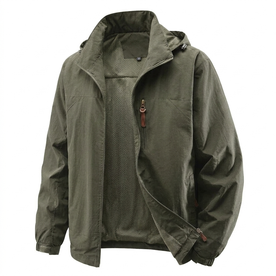 TactWild Venture Windbreaker military green