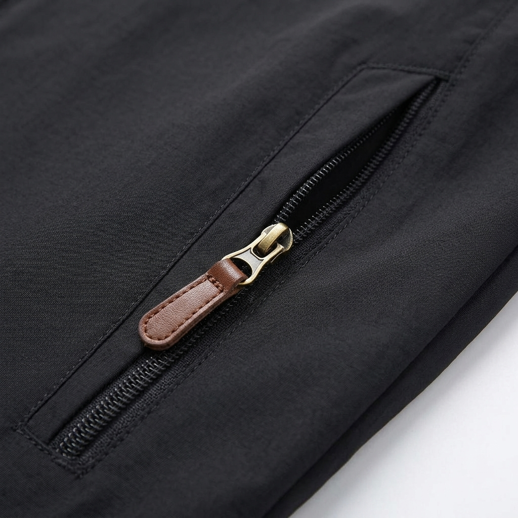 TactWild Venture Windbreaker zip pocket detail