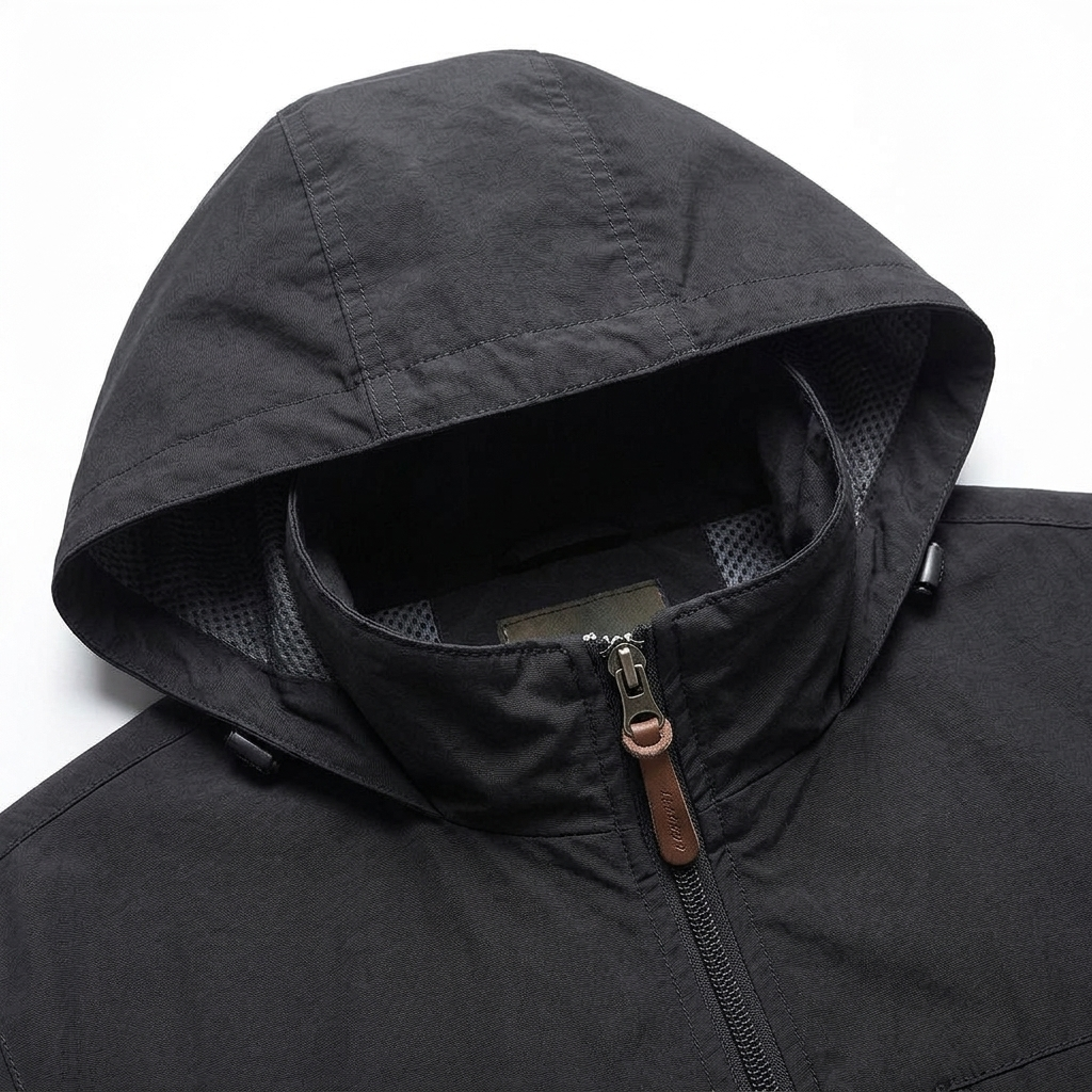 TactWild Venture Windbreaker hood detail