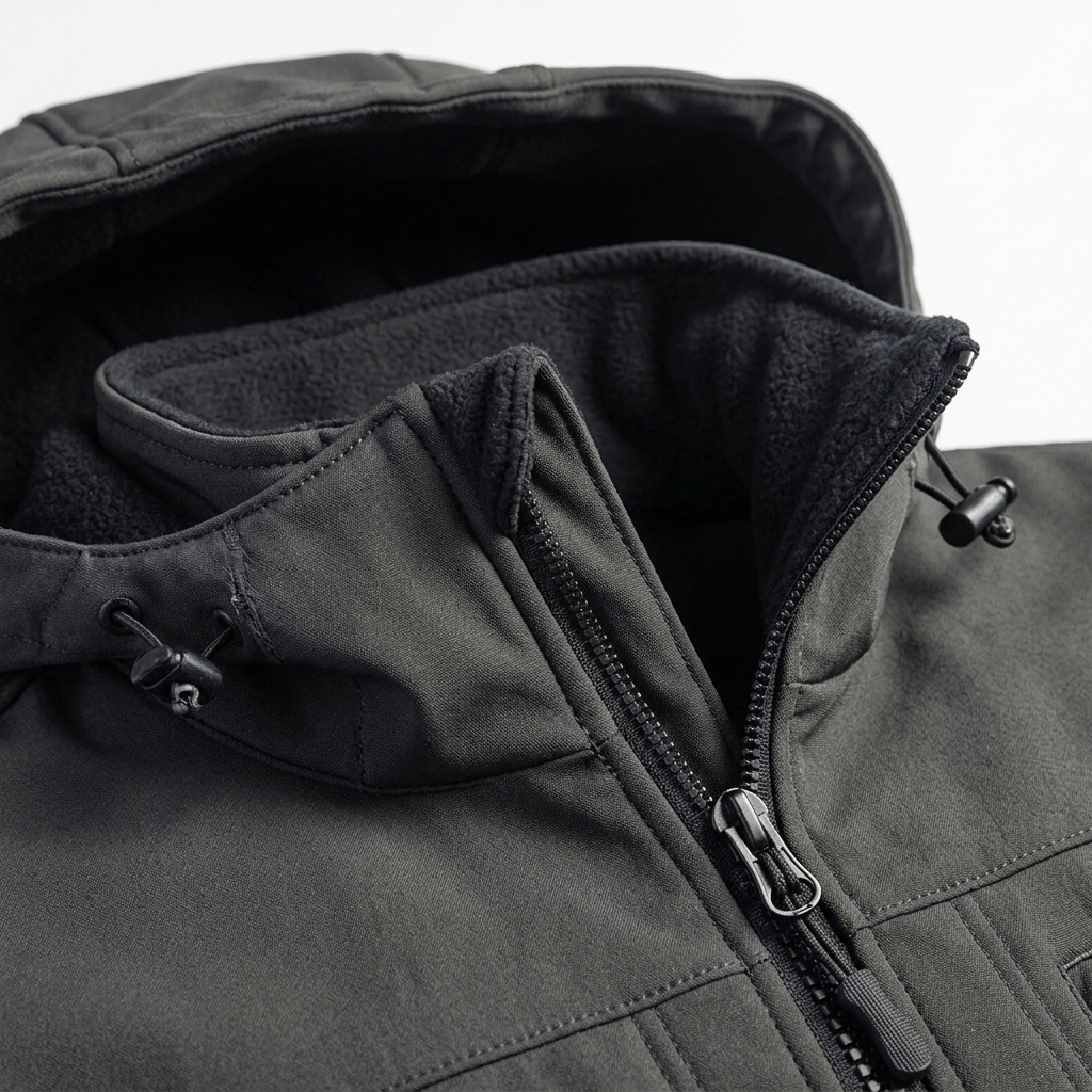 TactWild Striker Softshell Jacket hood detail